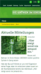 Mobile Screenshot of gruene-hoexter.de